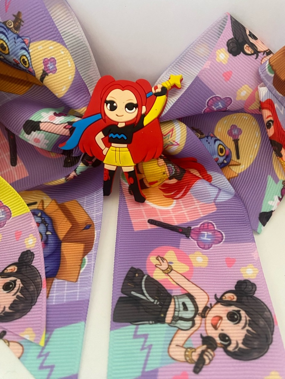 Kpop Demon Hunters
Handmade Hair Ribbons. Set of all 3 girls - Mira, Rumi & Zoey - Picture 3 of 6